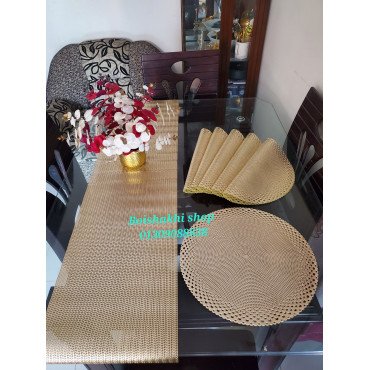PVC Dining Mat with runner